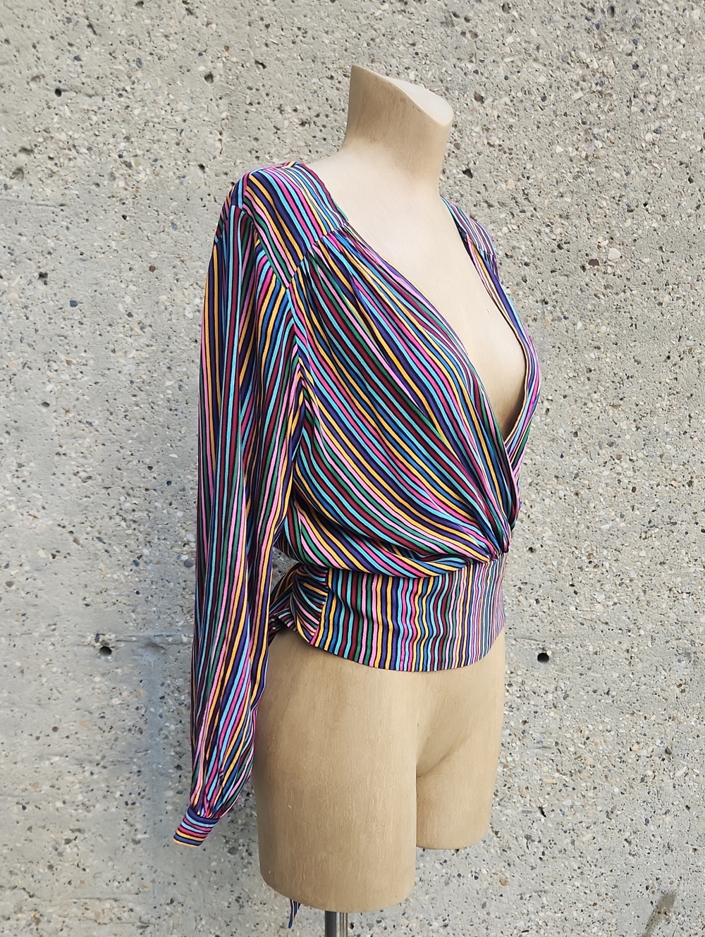 Maeve Multicolor Striped Blouse - Picture 3 of 12